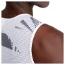 Siroko Vibz Auba Ärmelloses Baselayer, White / grey