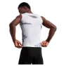Siroko Vibz Auba Ärmelloses Baselayer, White / grey