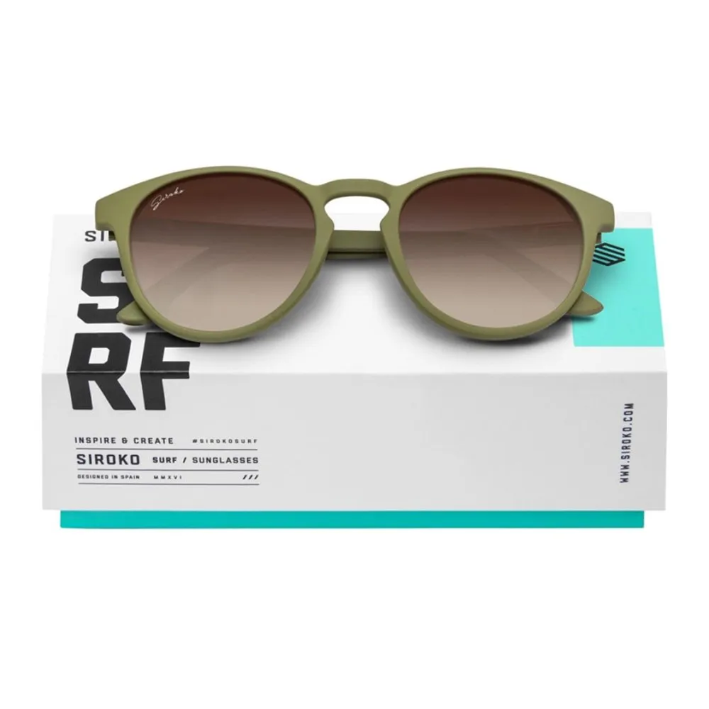 Siroko Waimea Polarisierte Sonnenbrille, Green / brown, Brown Mirror Siroko Waimea Polarisierte Sonnenbrille, Green / brown, Brown Mirror