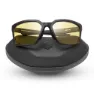 Siroko X1 Transnevada Photochrome Polarisierte Sonnenbrille, Black, Yellow Mirror/CAT3