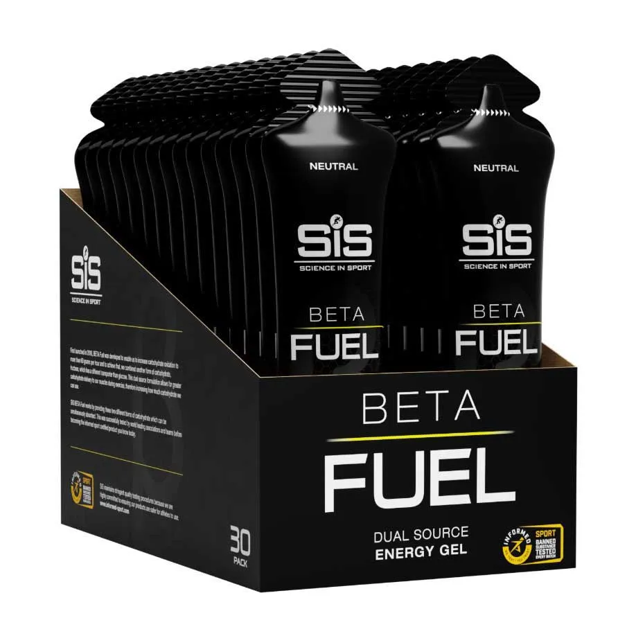 SiS Beta Fuel Schachtel Mit Energiegelen Neutraler Geschmack 60ml 30 Einheiten, Multicolor, One Size SiS Beta Fuel Schachtel Mit Energiegelen Neutraler Geschmack 60ml 30 Einheiten, Multicolor, One Size