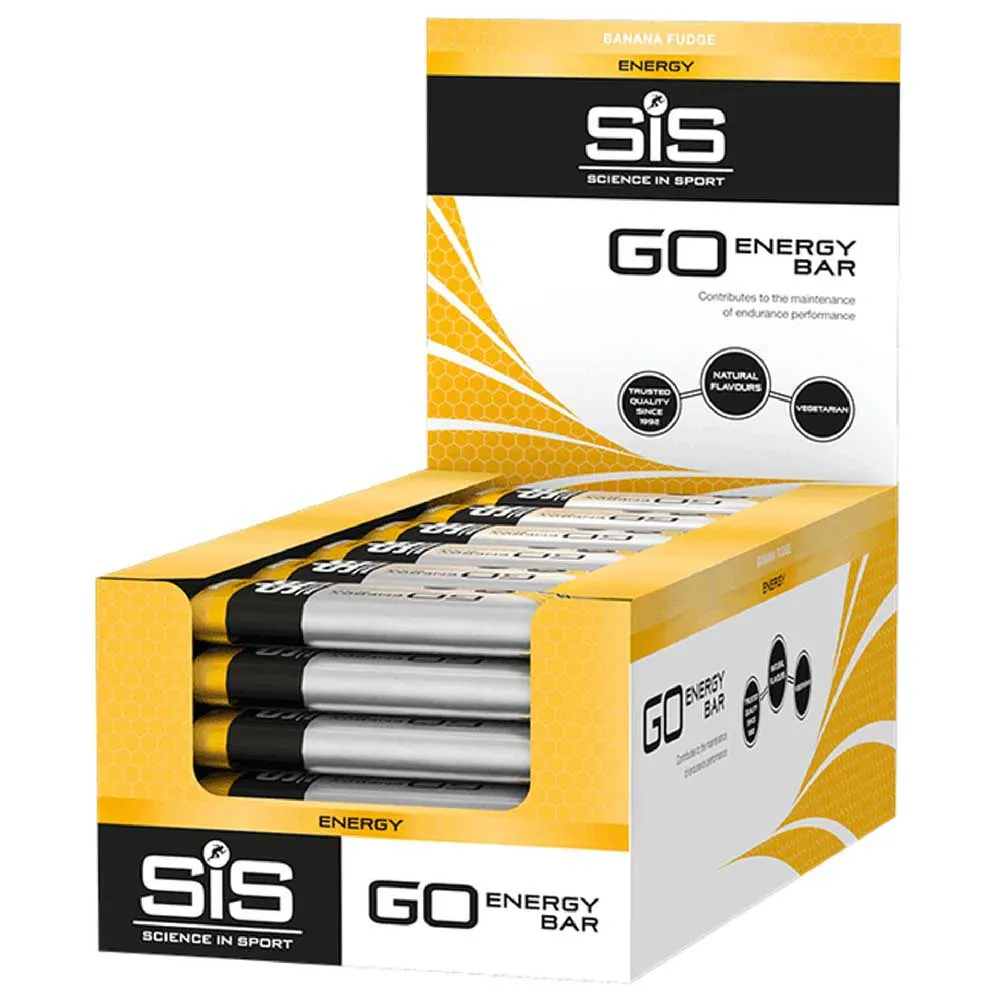 SiS Go Energie-riegel-box Bananenfondant 40g 30 Einheiten, Multicolor, One Size