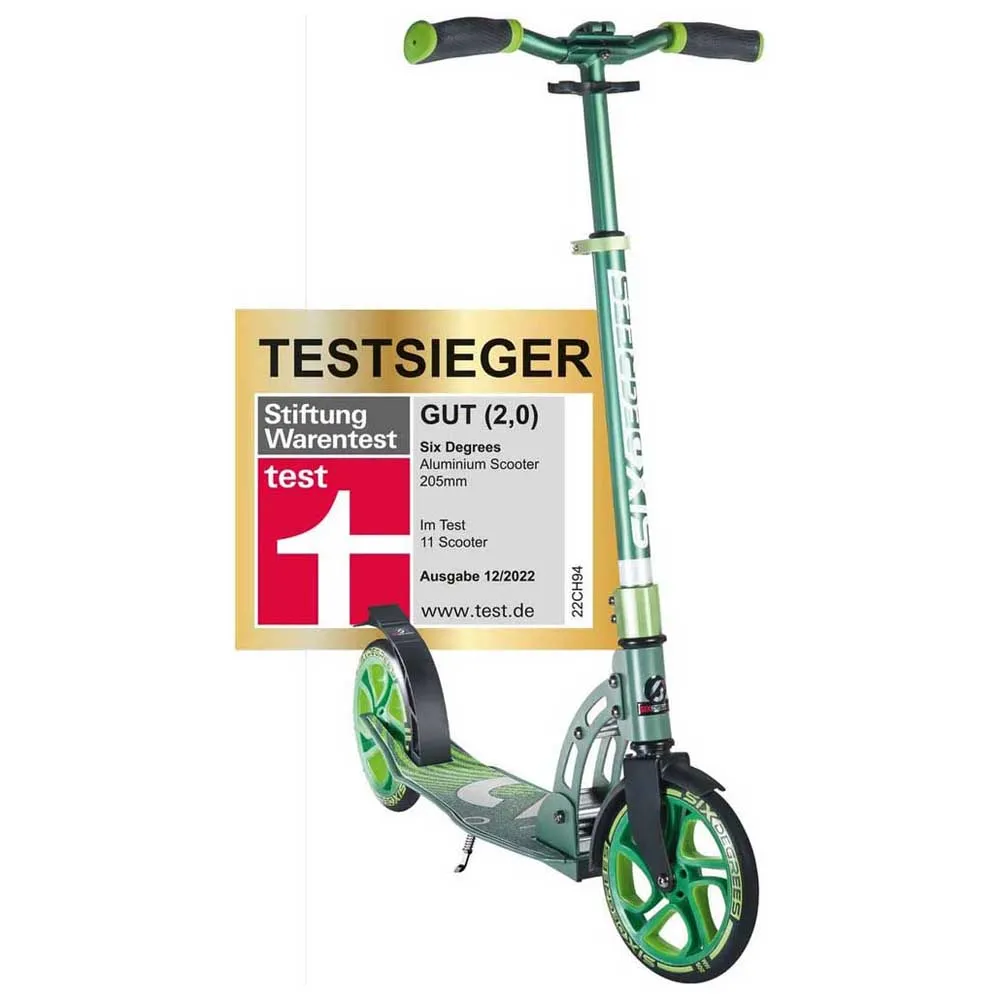 SIX DEGREES Sg 205 Mm Tretroller, Green, One Size