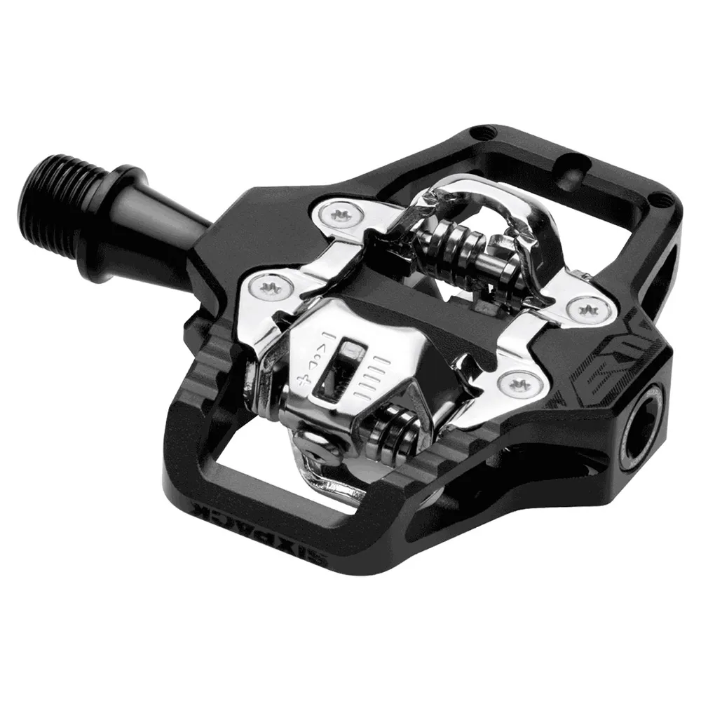 Sixpack Vertic-x Pedale, Black / silver, One Size