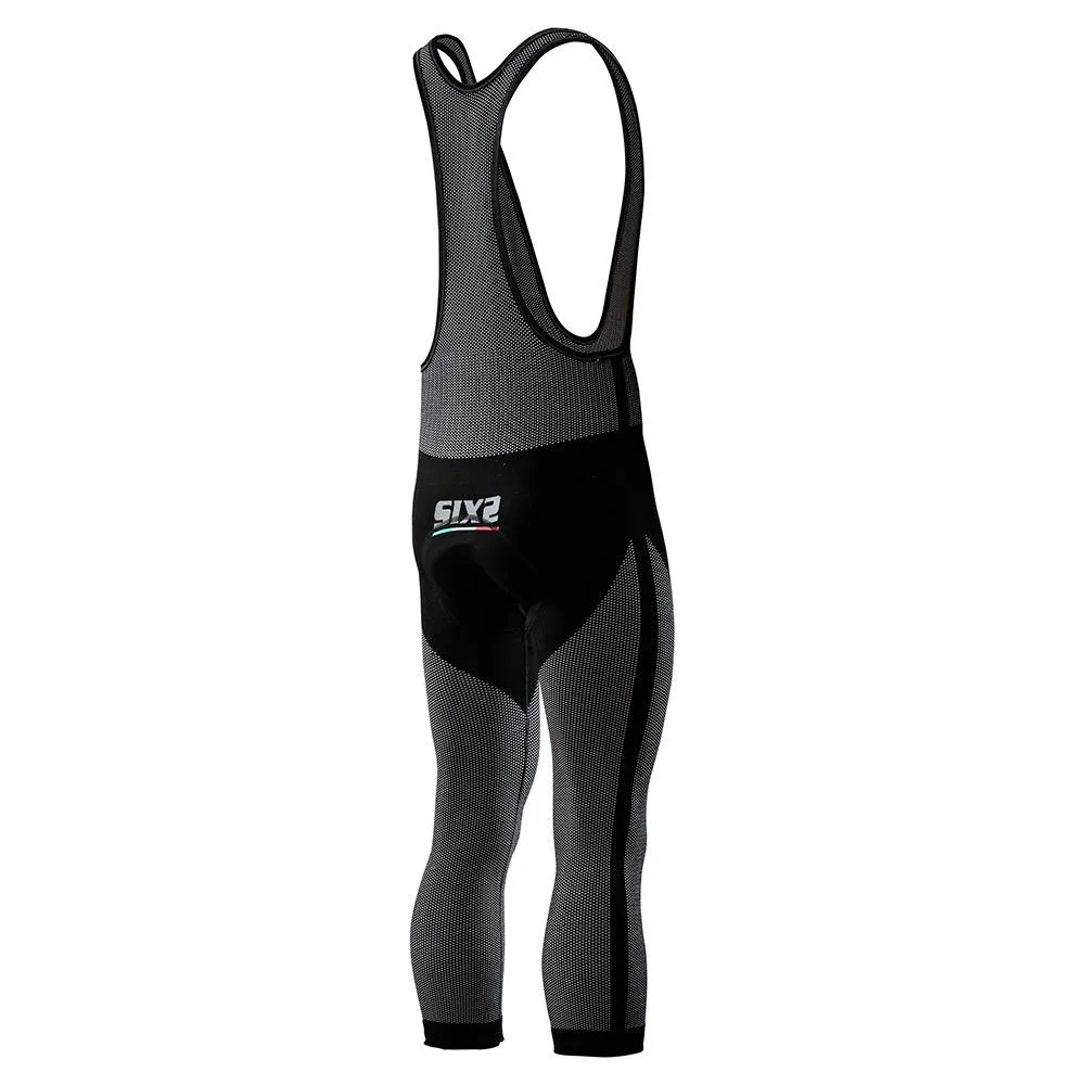 SIXS Activewear Lange Trägerhose, All black SIXS Activewear Lange Trägerhose, All black