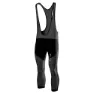 SIXS Activewear Lange Trägerhose, All black