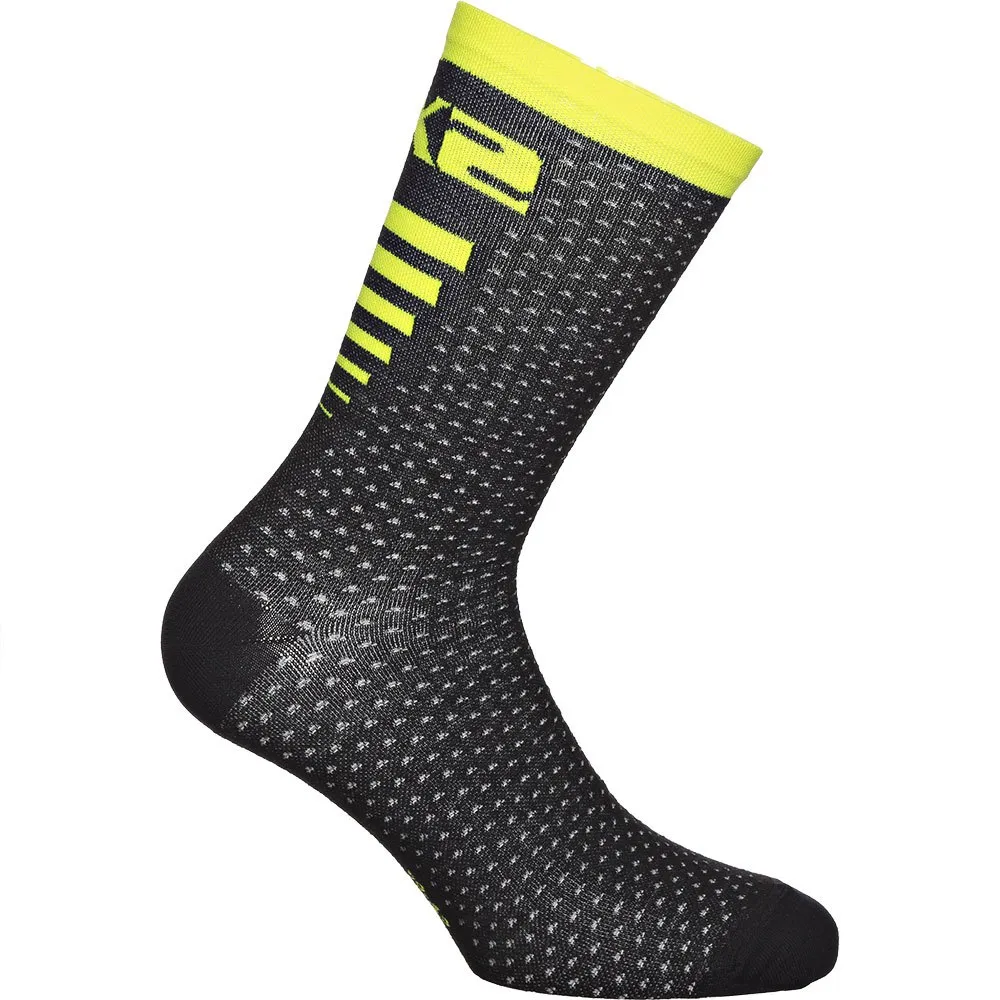 SIXS Arrow Merinos Socken, Yellow fluo 1 SIXS Arrow Merinos Socken, Yellow fluo 1