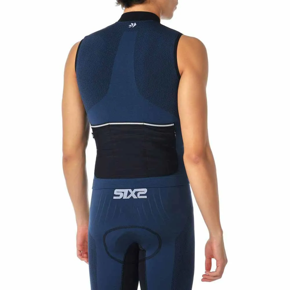 SIXS Clima 2 Ärmelloses Trikot, Avio / black, XXL