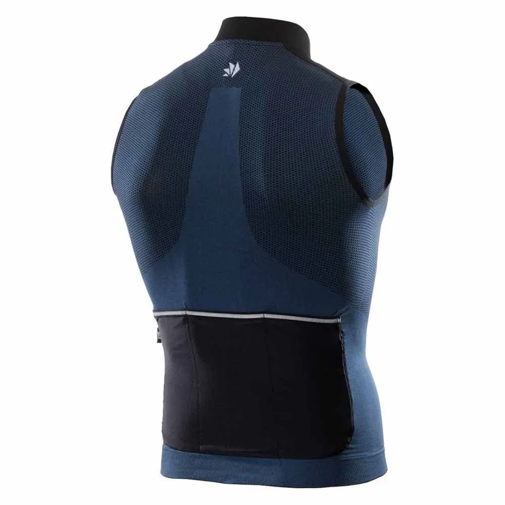 SIXS Clima 2 Ärmelloses Trikot, Avio / black, XXL