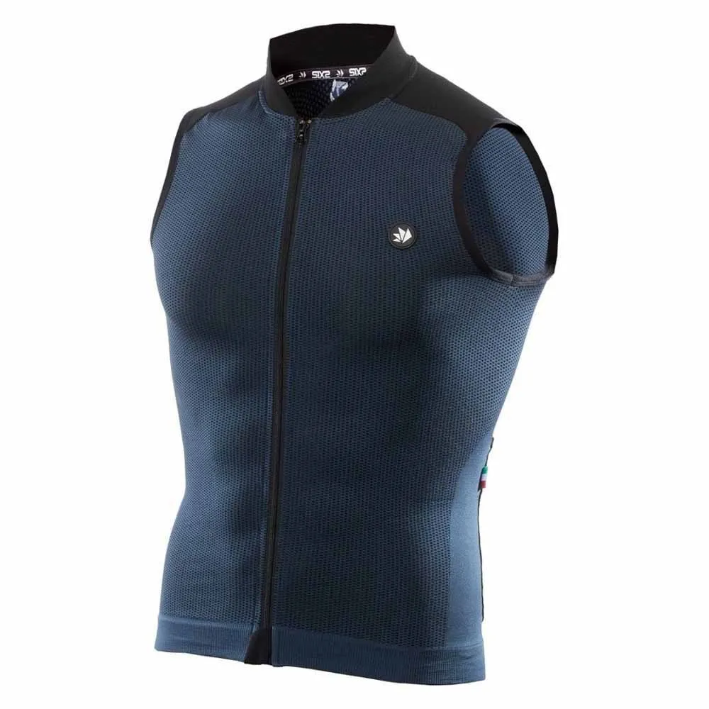 SIXS Clima 2 Ärmelloses Trikot, Avio / black, XXL