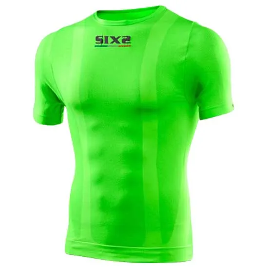 SIXS Kurzarm-baselayer, Green fluo SIXS Kurzarm-baselayer, Green fluo
