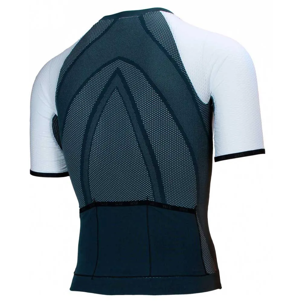 SIXS Kurzarm-radtrikot, White / black