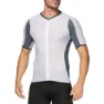 SIXS Kurzarm-radtrikot, White / black