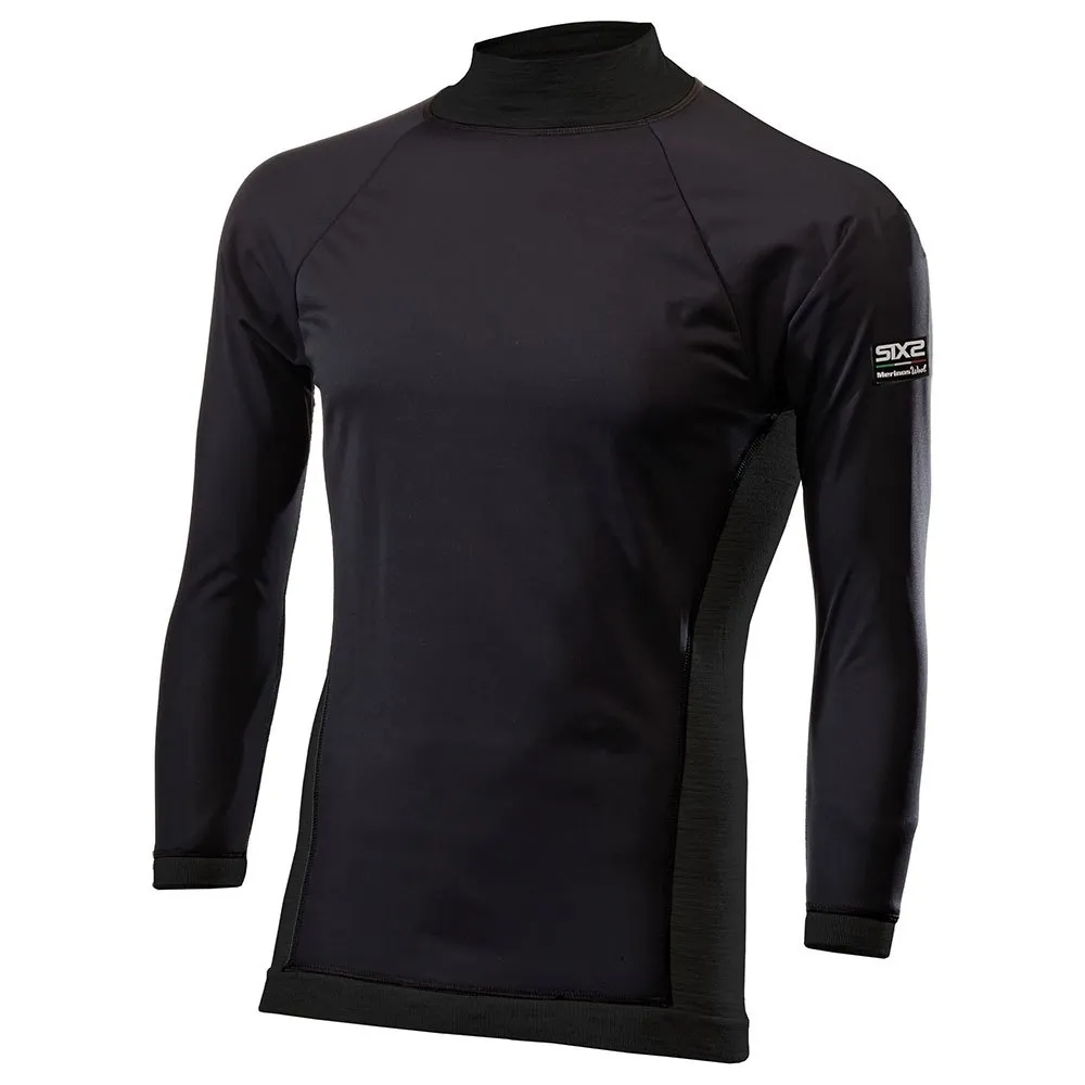 SIXS Merinos Langarm-trikot, Wool black SIXS Merinos Langarm-trikot, Wool black