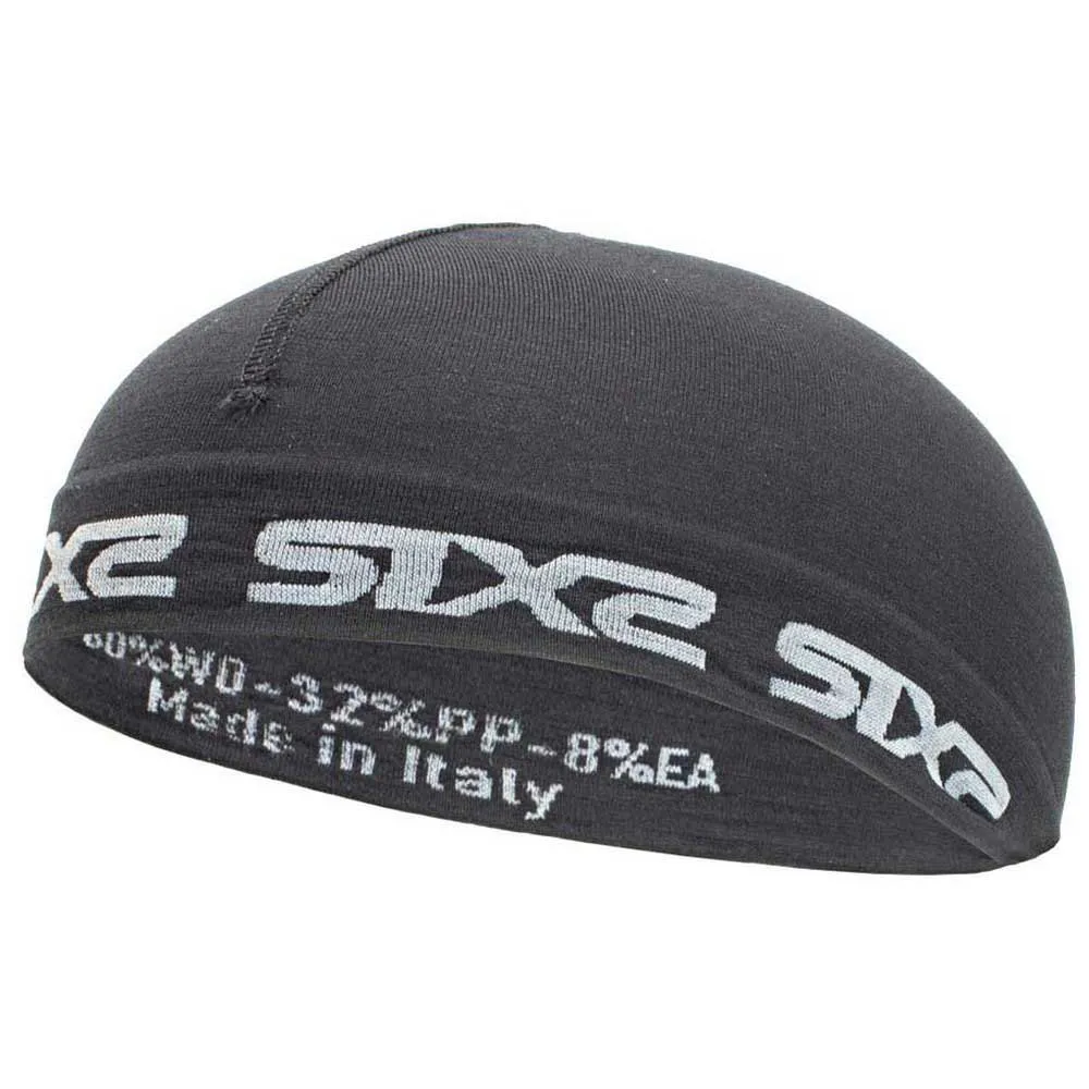 SIXS Scx Merinos Mütze, Wool black