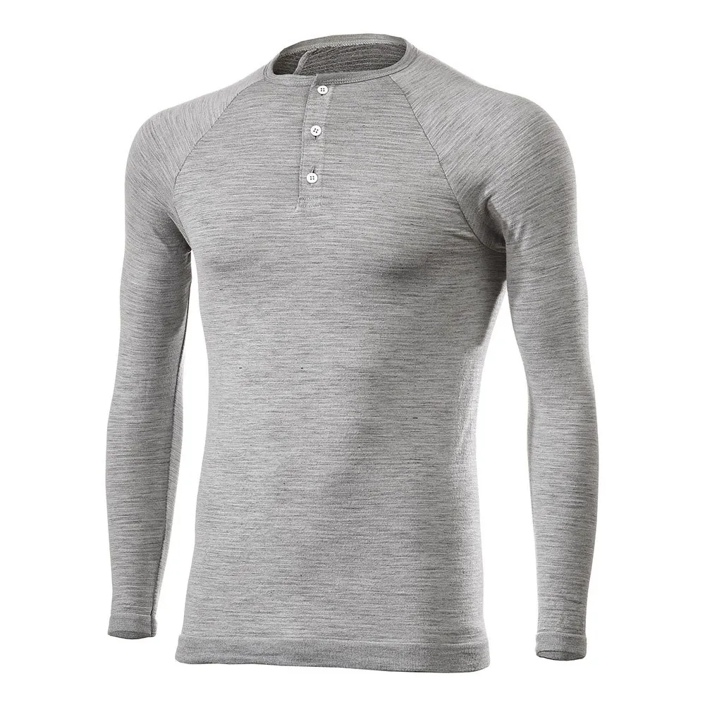 SIXS Serafino Merinos Langarm-baselayer, Wool grey SIXS Serafino Merinos Langarm-baselayer, Wool grey