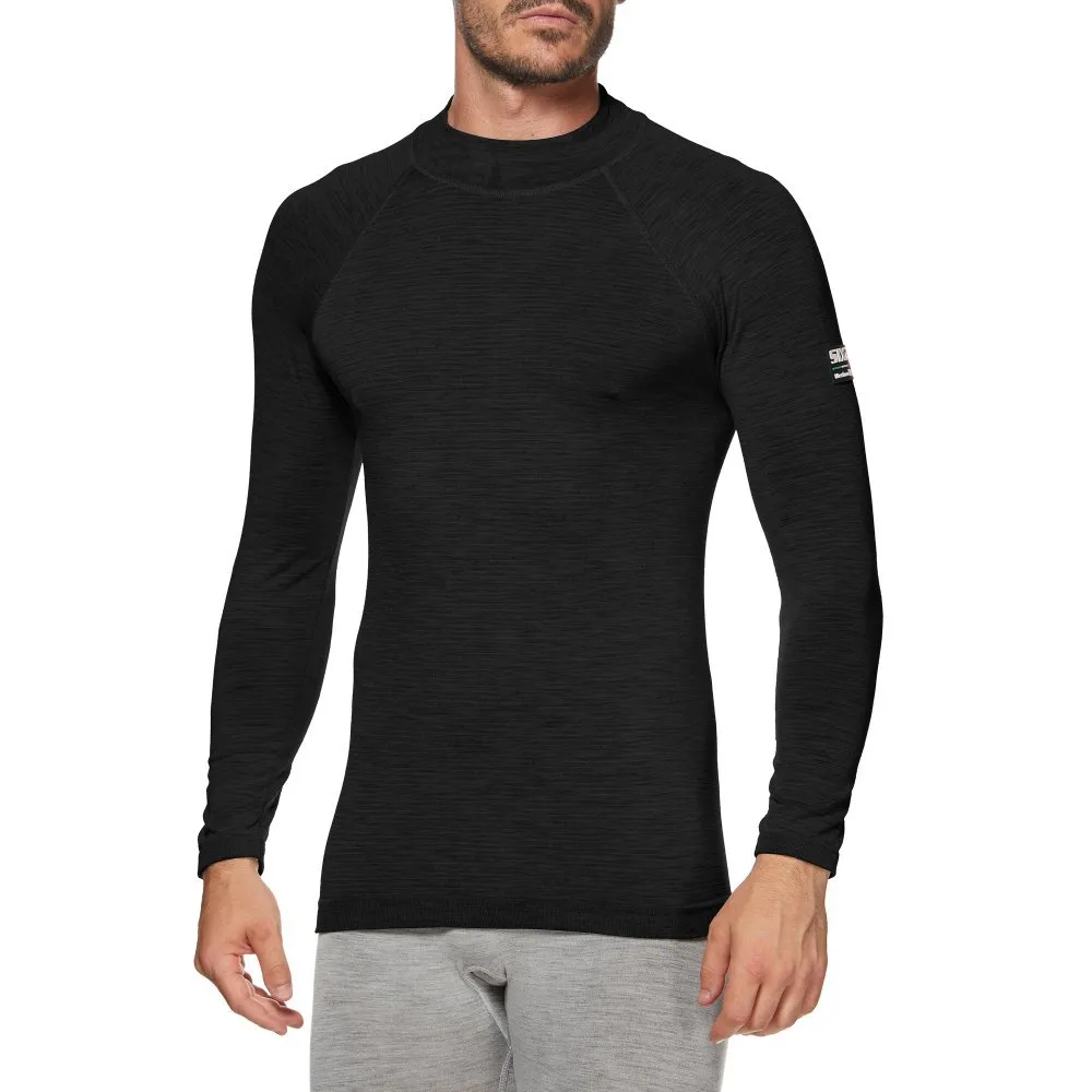 SIXS Ts3 Merinos Langarm-baselayer, Wool black SIXS Ts3 Merinos Langarm-baselayer, Wool black
