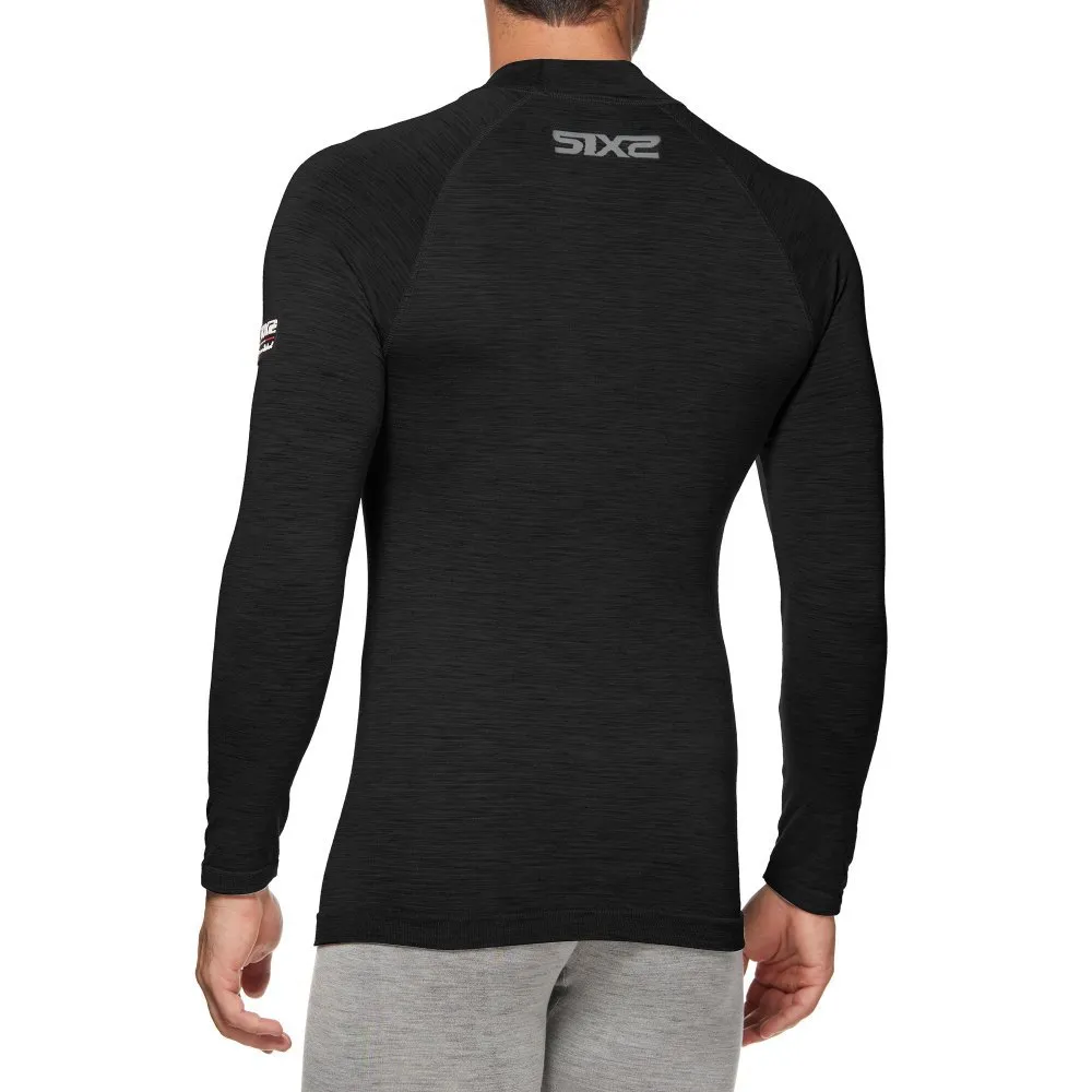 SIXS Ts3 Merinos Langarm-baselayer, Wool black SIXS Ts3 Merinos Langarm-baselayer, Wool black