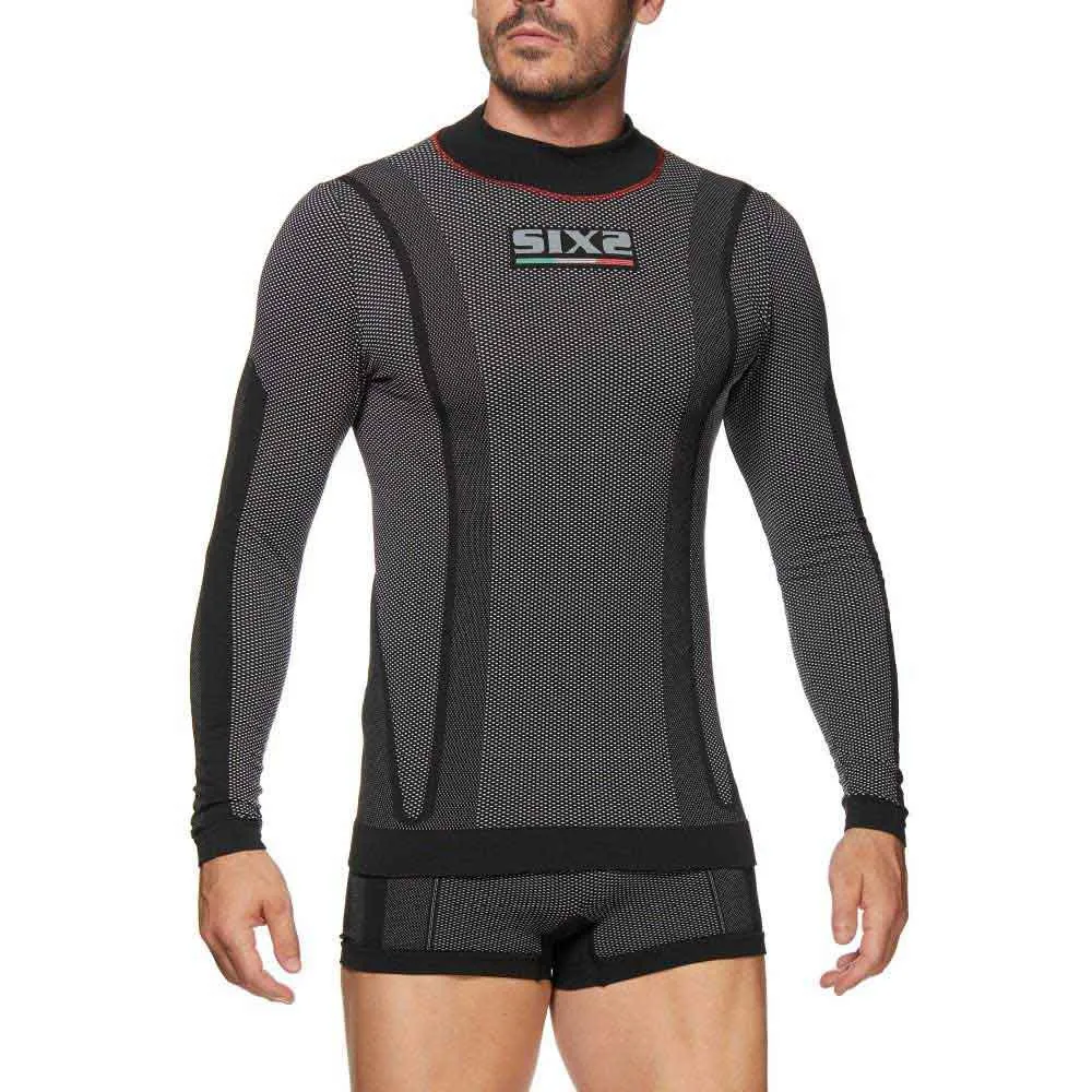 SIXS Ts3w Cu Langarm-baselayer, Black / red SIXS Ts3w Cu Langarm-baselayer, Black / red
