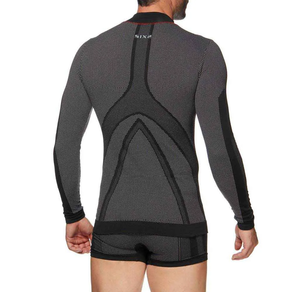 SIXS Ts3w Cu Langarm-baselayer, Black / red SIXS Ts3w Cu Langarm-baselayer, Black / red