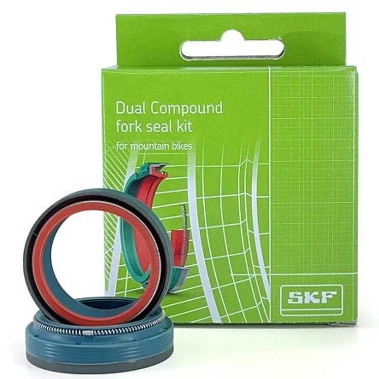 SKF Fox & Rock Shox Dual Compound 38 Mm Gabeldichtringsatz, Black, One Size SKF Fox & Rock Shox Dual Compound 38 Mm Gabeldichtringsatz, Black, One Size