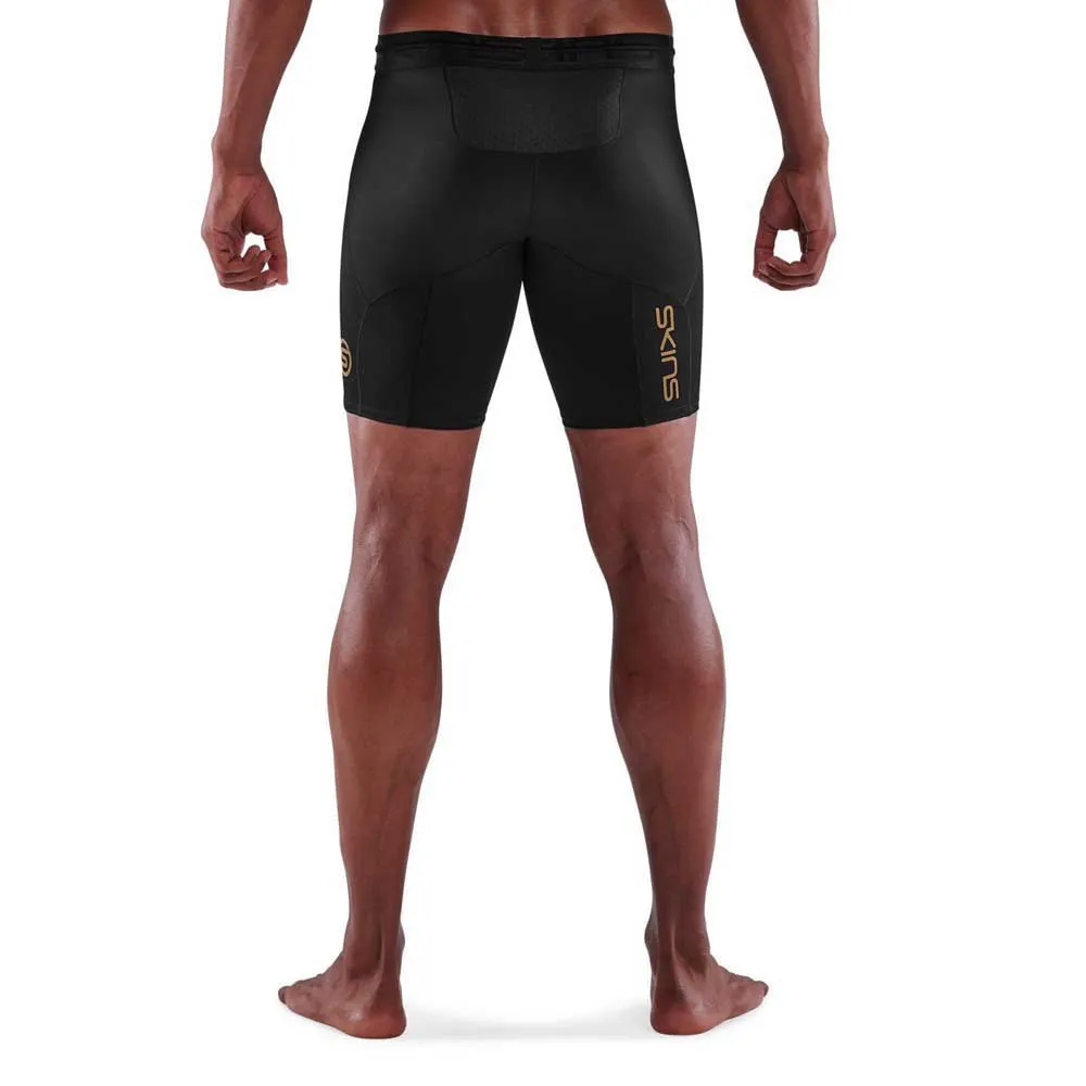 SKINS Series 5 Power Kurze Leggings male, Black SKINS Series 5 Power Kurze Leggings male, Black