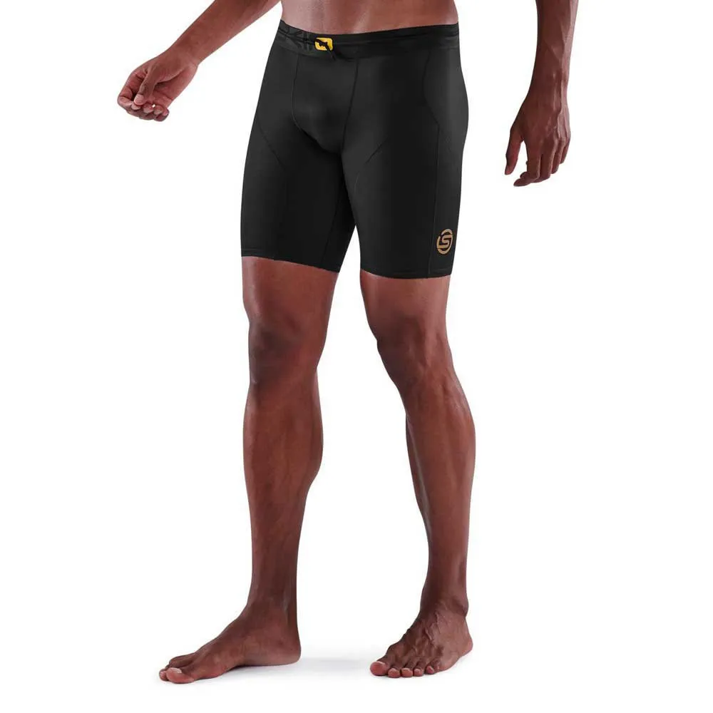 SKINS Series 5 Power Kurze Leggings male, Black SKINS Series 5 Power Kurze Leggings male, Black
