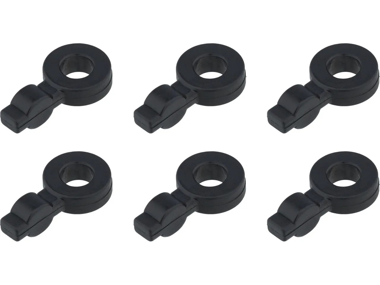 SKS ASR Zylinderstecker 6er Set, Schwarz, one_size SKS ASR Zylinderstecker 6er Set, Schwarz, one_size