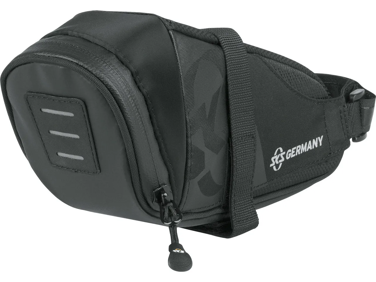 SKS Racer Straps Satteltasche, Schwarz, 0.8L SKS Racer Straps Satteltasche, Schwarz, 0.8L