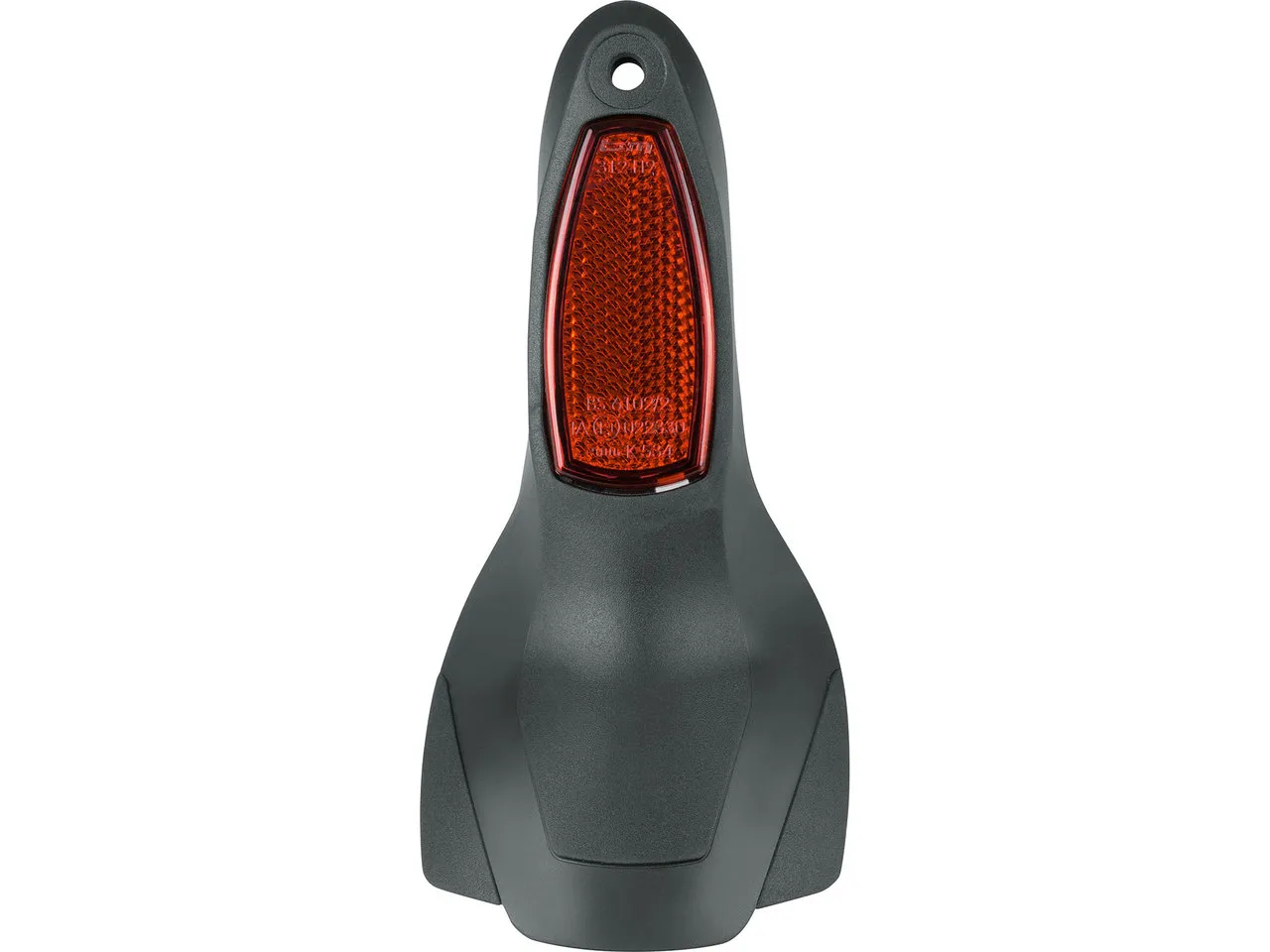 SKS Spoiler mit Reflektor für Bluemels, Schwarz-rot, 53mm SKS Spoiler mit Reflektor für Bluemels, Schwarz-rot, 53mm