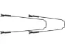 SKS Strebenset für Veloflexx 65 29", One_size
