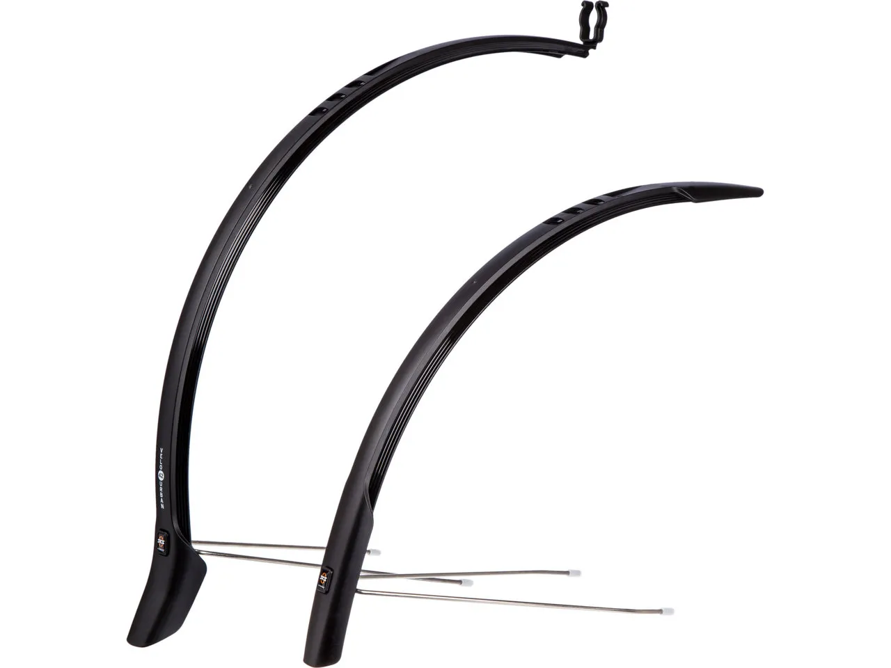 SKS Velo 42 Urban Schutzblech Set VR+HR für 28" mit Streben, Schwarz, one_size