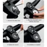 Skuad Garmin Fahrradcomputerhalterung, Black, One Size