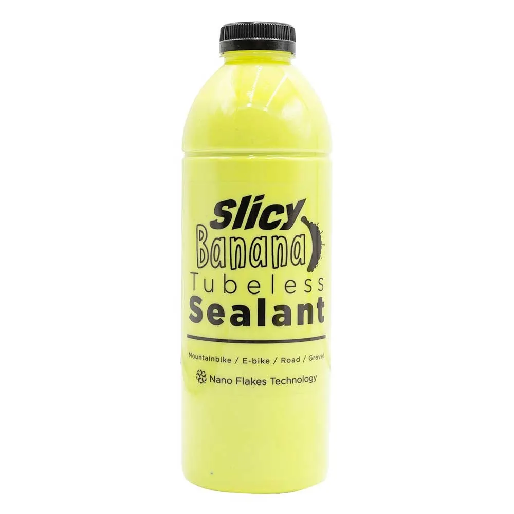 SLICY Banana Smoothy Tubeless Dichtmittel 1l, Yellow, One Size SLICY Banana Smoothy Tubeless Dichtmittel 1l, Yellow, One Size