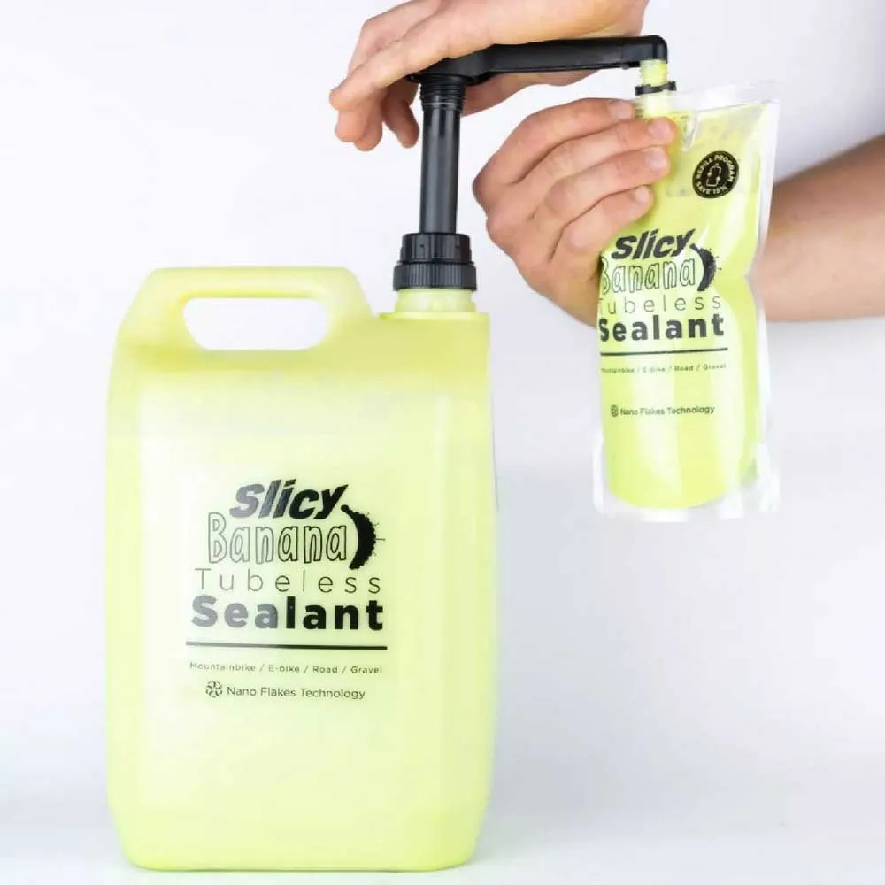 SLICY Banana Smoothy Tubeless Dichtmittel 1l, Yellow, One Size SLICY Banana Smoothy Tubeless Dichtmittel 1l, Yellow, One Size