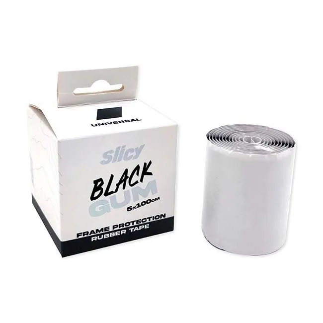 SLICY Black Gum 5x100cm Rahmenschutz, Black, One Size SLICY Black Gum 5x100cm Rahmenschutz, Black, One Size