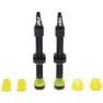 SLICY Rocket 50mm Tubeless Ventile 2 Einheiten, Black / yellow, One Size