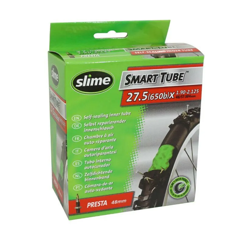Slime Schlauch mit Presta-Ventil und Pannenschutzflüssigkeit 27.5 x 2.00-2.40 Unisex, schwarz, TU Slime Schlauch mit Presta-Ventil und Pannenschutzflüssigkeit 27.5 x 2.00-2.40 Unisex, schwarz, TU