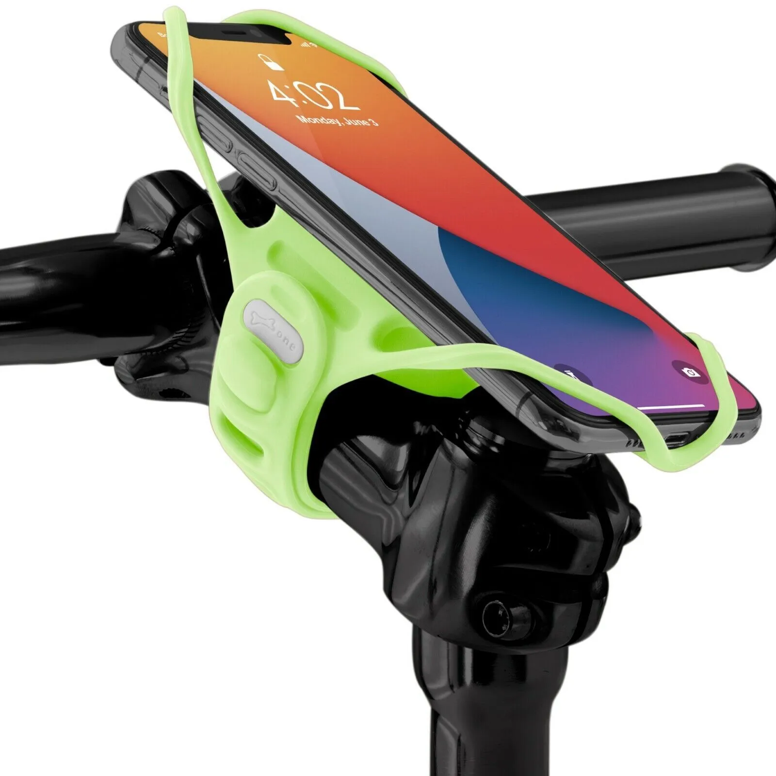 Smart phone-Halterung Fahrrad Bike Tie Pro 4 Unisex, grün, 70 x 140 x 40mm Smart phone-Halterung Fahrrad Bike Tie Pro 4 Unisex, grün, 70 x 140 x 40mm