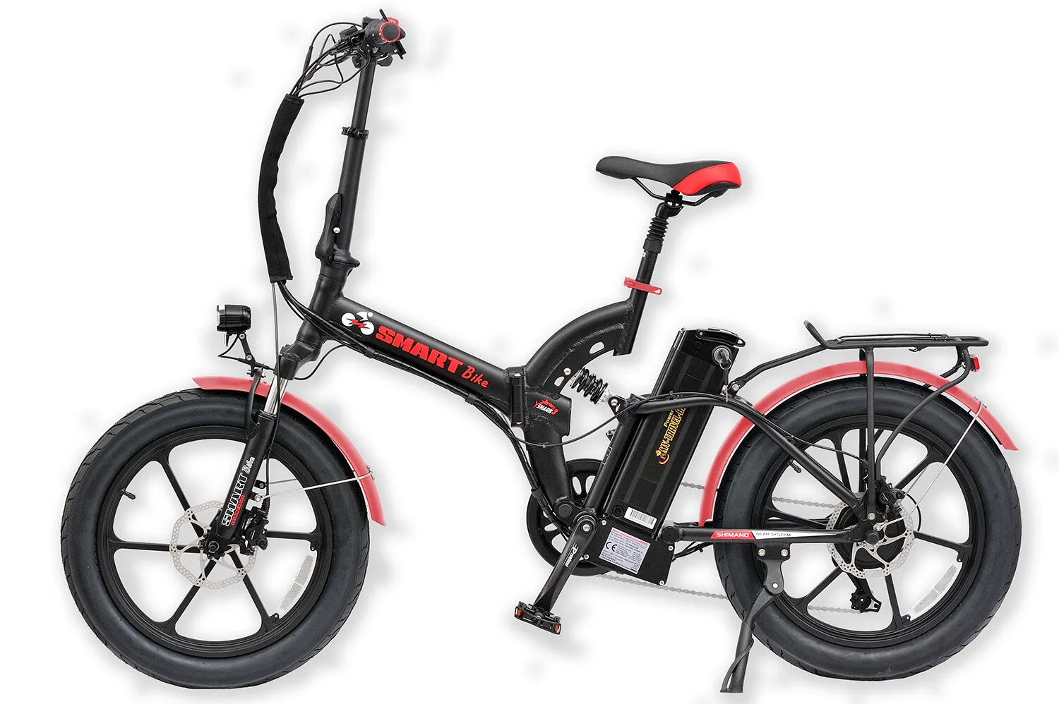 Smart SHARK 3.0 schwarz-rot 20" 690 Wh Faltrahmen, Hersteller-schwarz-rot, U20" Smart SHARK 3.0 schwarz-rot 20" 690 Wh Faltrahmen, Hersteller-schwarz-rot, U20"