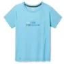 SmartWool Active Ultralite Go Far-feel Good Graphic Kurzarm-t-shirt, Baltic sea