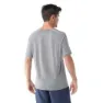 SmartWool Active Ultralite Graphic Kurzarm-t-shirt, Light gray heather / medium gray heather