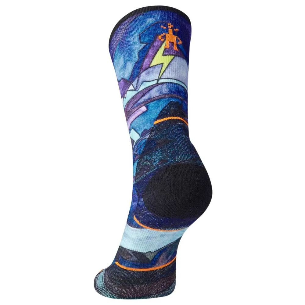 SmartWool Athlete Edition Run Print Crew Socken female, Multicolour