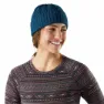 SmartWool Cable Knit Mütze, Twilight blue donegal