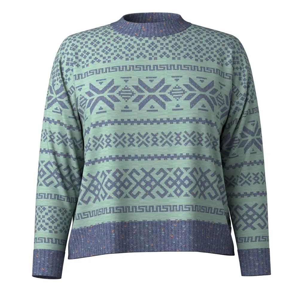 SmartWool Edgewood Heritage Crew Pullover, Arctic green