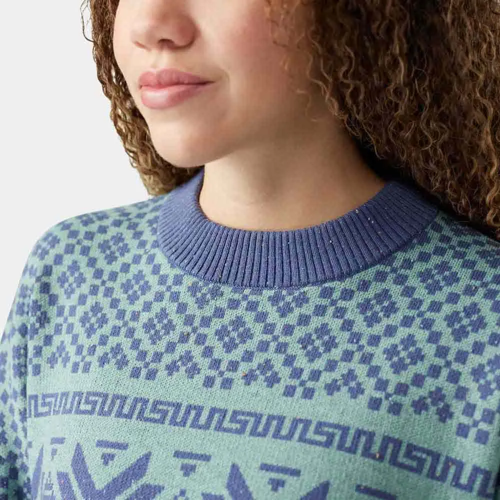 SmartWool Edgewood Heritage Crew Pullover, Arctic green