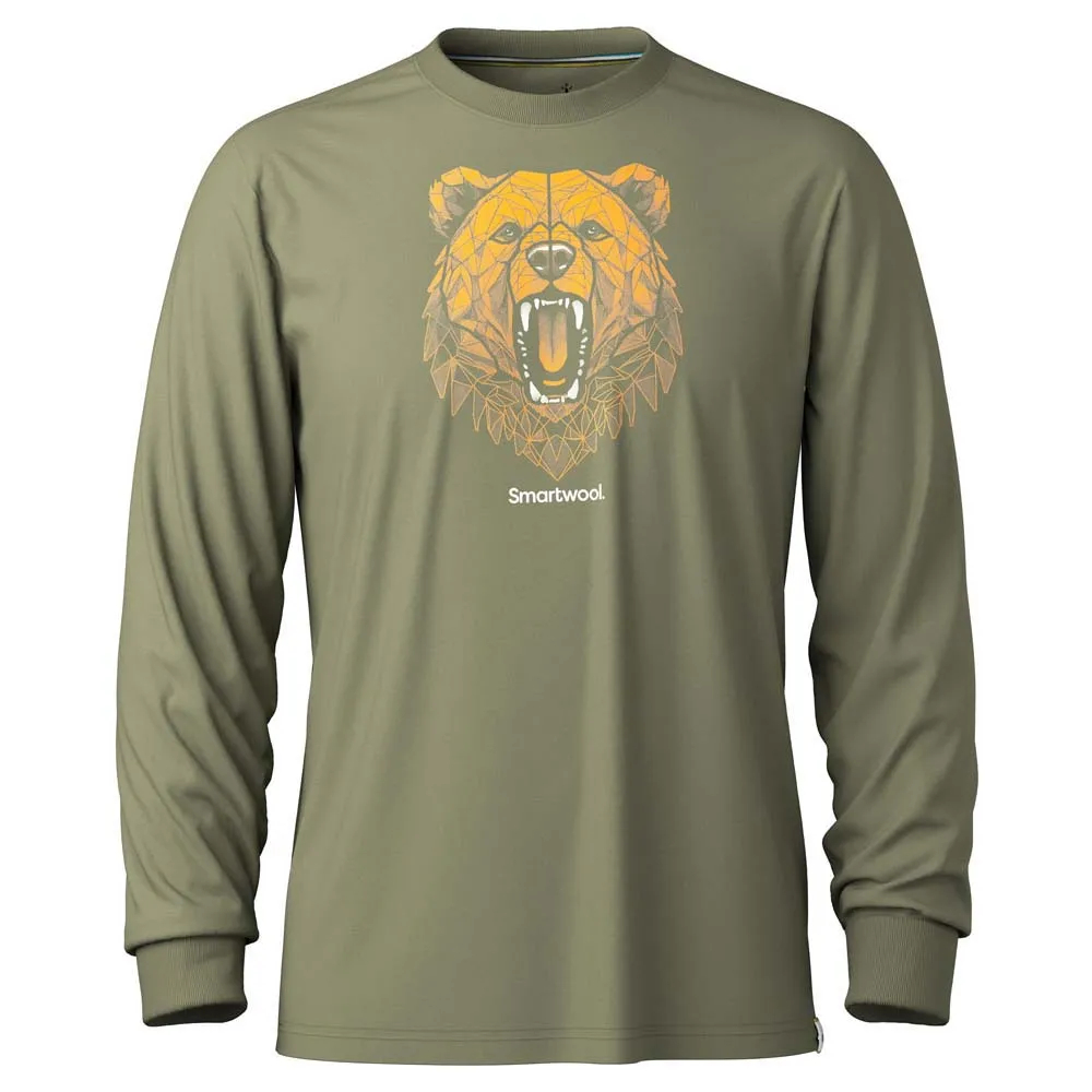 SmartWool Geometric Bear Graphic Langarm-t-shirt SmartWool Geometric Bear Graphic Langarm-t-shirt
