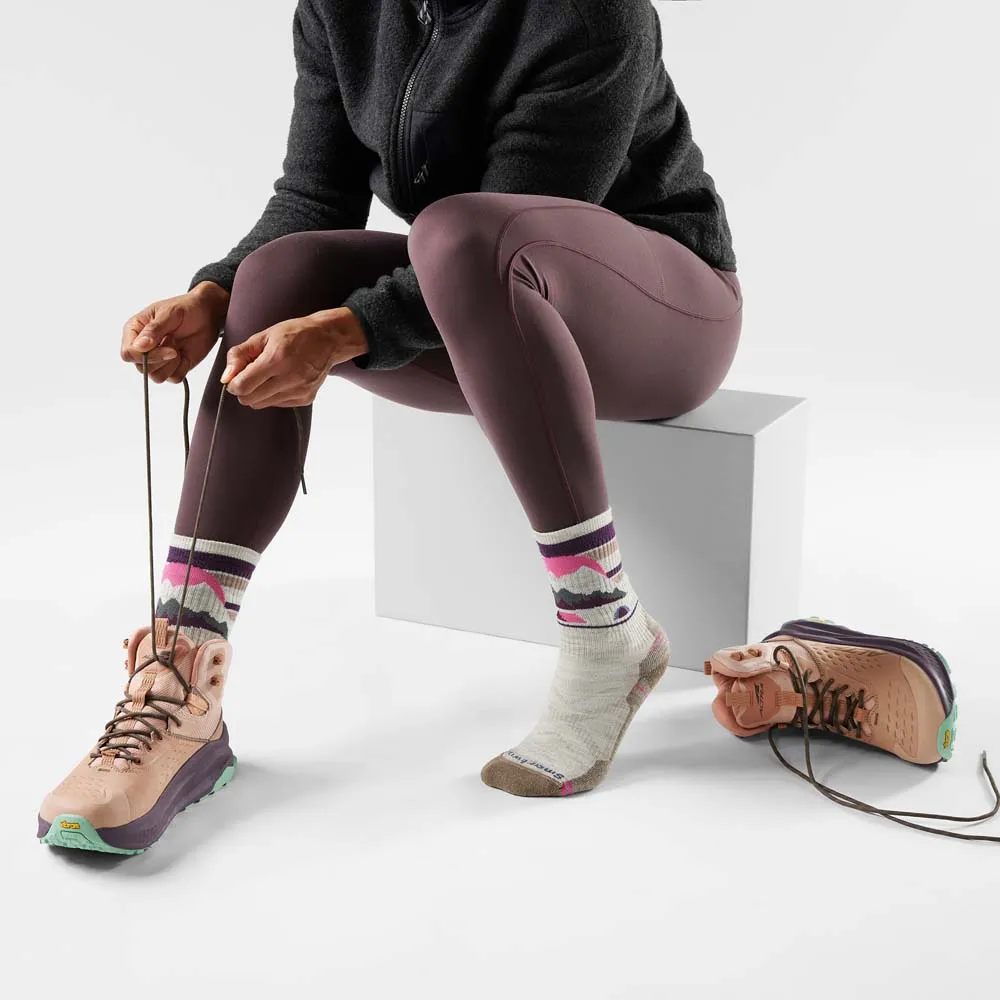SmartWool Hike Light Cushion Mountain Moon Socken, Ash