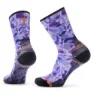 SmartWool Hike Light Cushion New Print 1 Crew-socken, Purple iris
