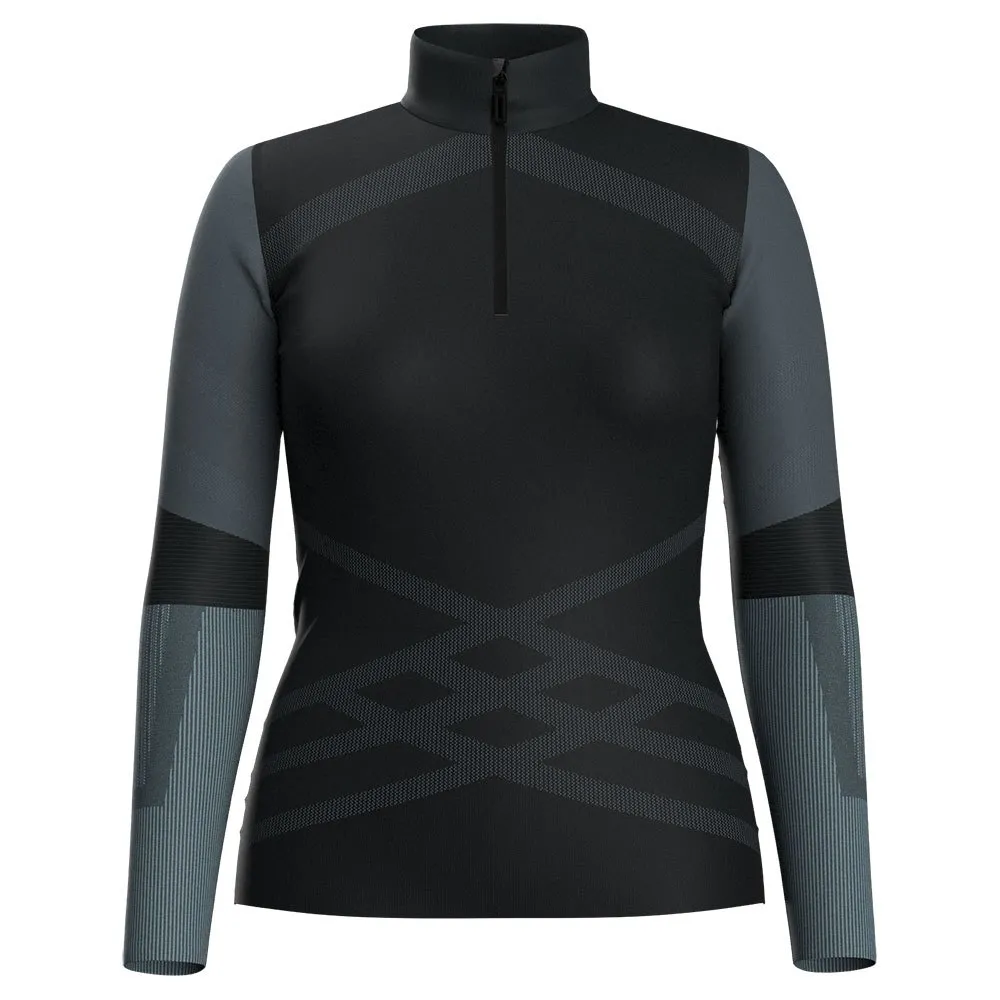 SmartWool Intraknit Thermal Merino Colorblock Halbzippullover, Black SmartWool Intraknit Thermal Merino Colorblock Halbzippullover, Black